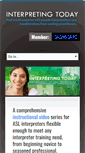 Mobile Screenshot of interpreting-today.com